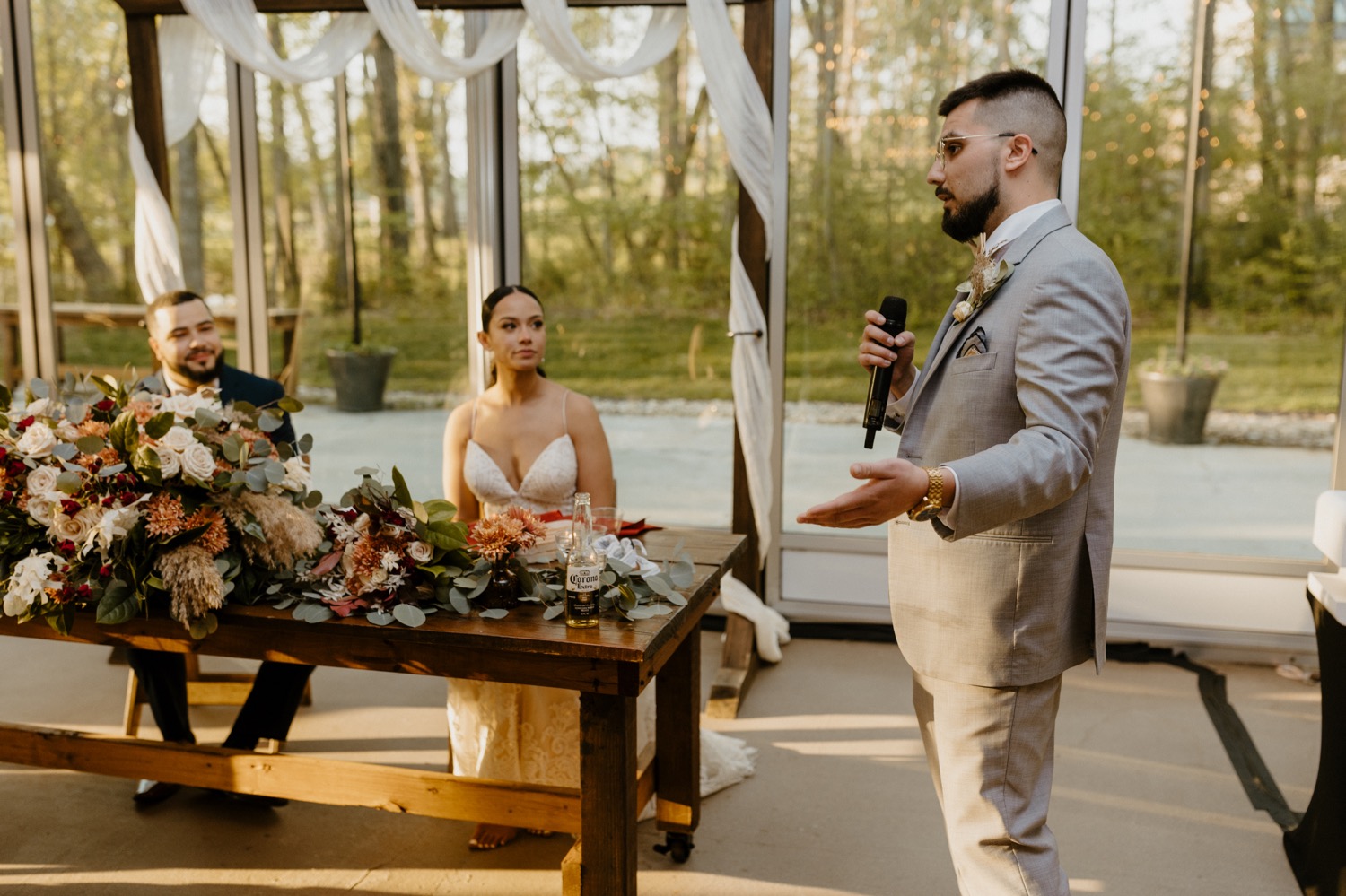 lakeside estate wedding reception 