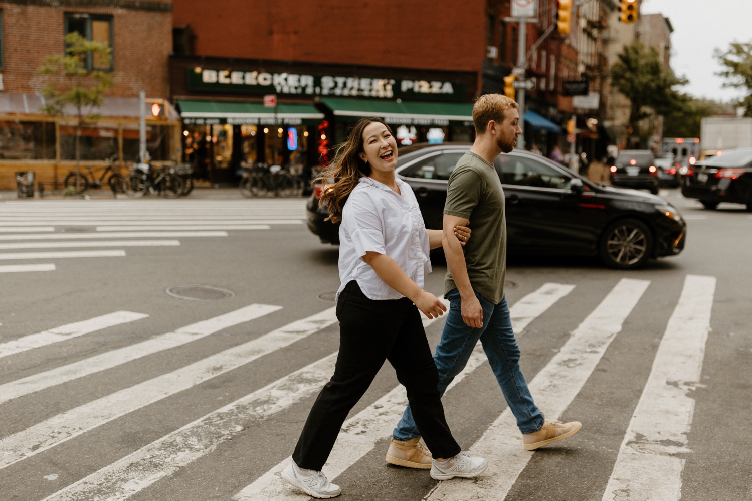 spring engagement photos