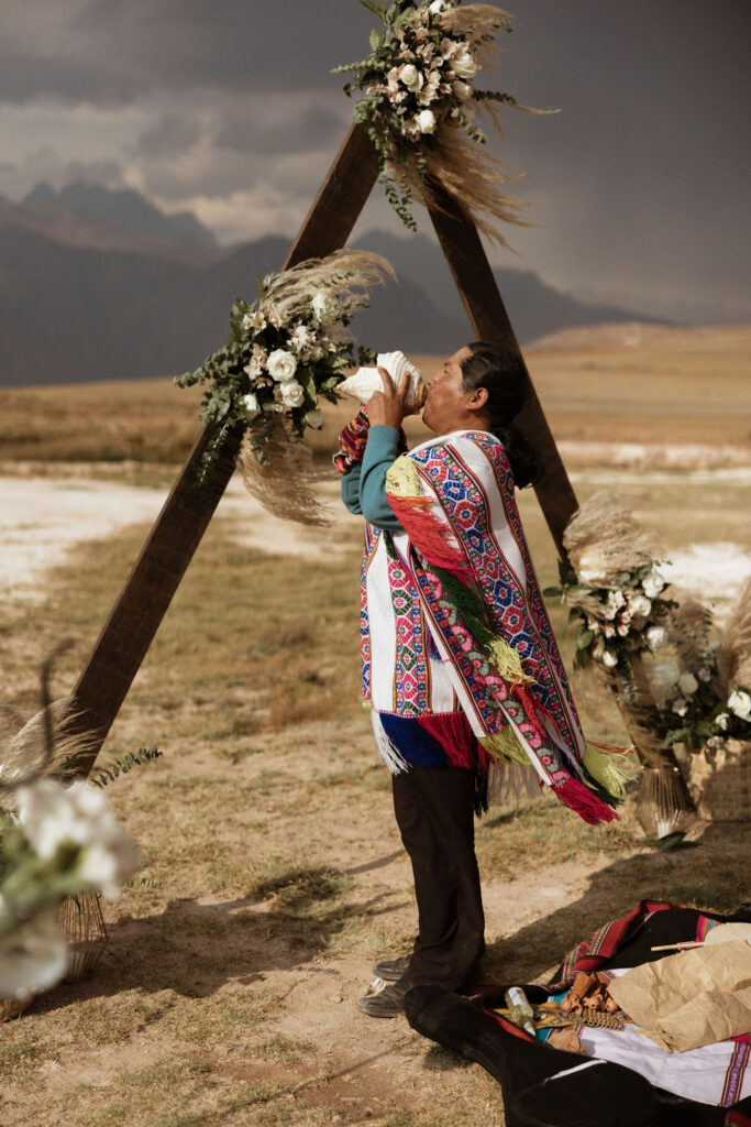 Peruvian wedding ceremony